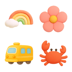 Puffy, Daily Cute Emoji Set