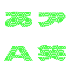 Cut-Emoji Deco Text(Kana/Alphanum) 1121