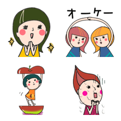 A cute, chubby girl in motion