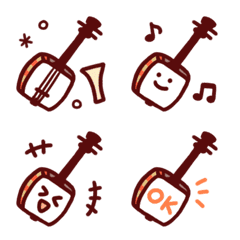Shamisen Emoji 40 Types [Instruments]
