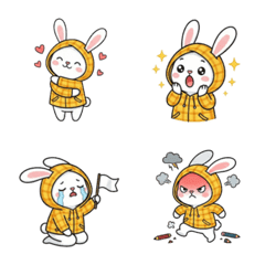 น้องต่ายฮู้ดเหลืองลายสก๊อต