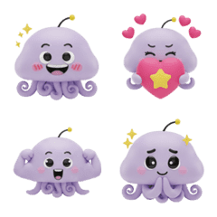 Dreamy aliens Emoji2