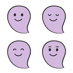 Lilac ghost Emoji