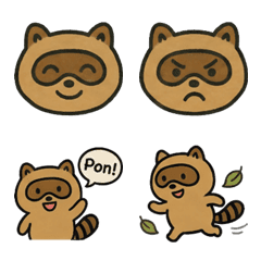 Ponpoko Tanupon General Emojis