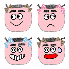 wild mayuco emoji pink