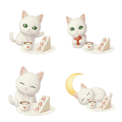 Fluffy Cats Cafe Time