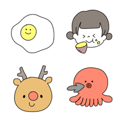 1年中ずっと使えるシンプルな絵文字