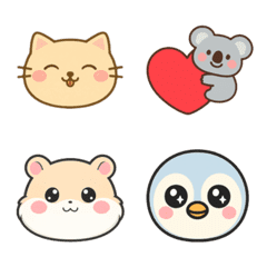 丸麻糬們｜可愛動物表情符號