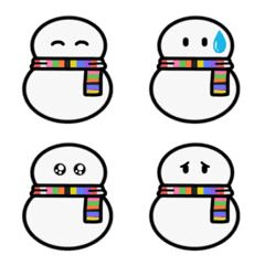 snow man emoji 2