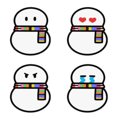snow man emoji 1