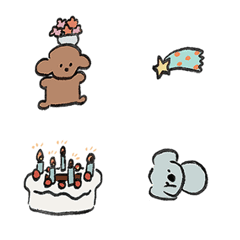 Cute & Simple Animal Emoji Set