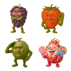 フルーツのおじさん絵文字2