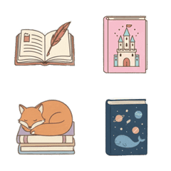 Book emoji for book lovers