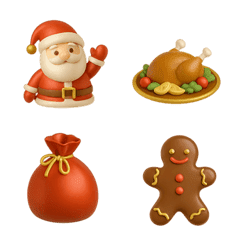 Hi 聖誕節 交換禮物 小符號 ♥ 表情貼