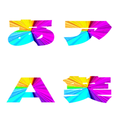 Clip-Emoji Deco Text(Kana/Alphanum) 614