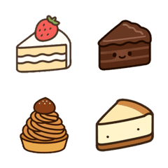 Cute Cake Emoji Set