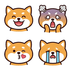 普段使いに・ほんわか柴犬絵文字