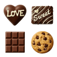 ごちそう絵文字6・チョコレート