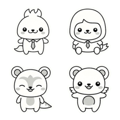 快樂狗狗貼圖組