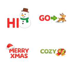 Crayon-Style Gentle Christmas English