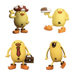 3D chick people piyo2