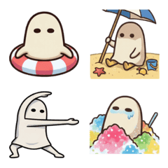 Medjed Summer Emoji