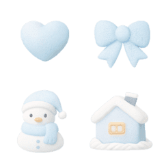 kawaii emoji winter