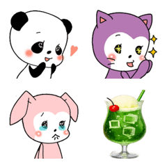 Showa retro animal emojis