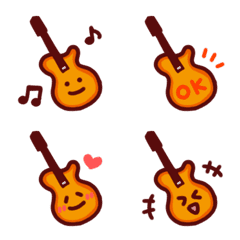 Acoustic Guitar Emoji 40 Types [music]
