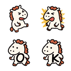 ม้าขาวน่ารัก+26ภาษาอังกฤษ(สีดำ)