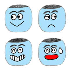 ippon mayuwo emoji blue