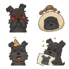 ชเนาเซอร์ (สีดำ) อิโมจิ