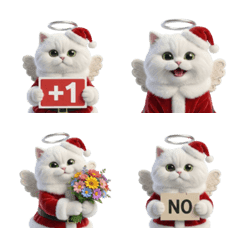 サンタの猫絵文字