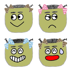 heikou mayuco emoji green