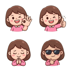 Cute Plump Girl: Daily Reactions