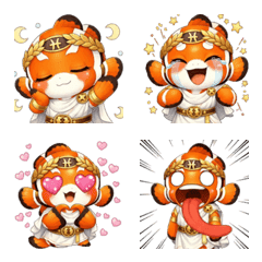 Pisces Clownfish Stickers