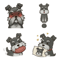 ชเนาเซอร์ (Salt & Pepper) อิโมจิ