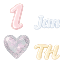 อีโมจิปฏิทินพาสเทลหรูหรา