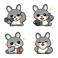 Kelinci Gym Coach Semangat