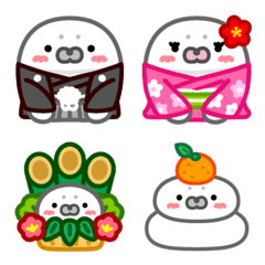 アザラシまるまる◎お正月