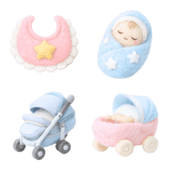 ゆめかわ育児ログ♡ふわもこ羊毛フェルト