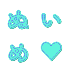 Handmade Stitch Letter Emoji DIY 003