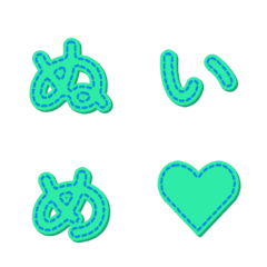 Handmade Stitch Letter Emoji DIY 006