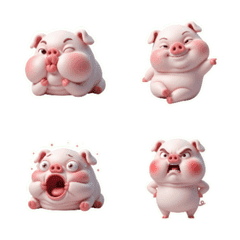 なんだかよくわからないぼんやりピンクのブ