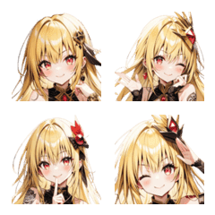 Sexy Blonde Queen Emoji