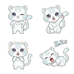 อิโมจิเสือขาว 1