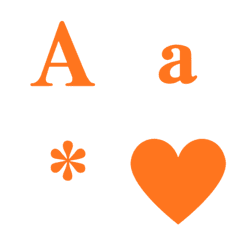 Colorful letters and numbers emoji 11