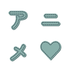 動く！手作りステッチ デコ文字 004