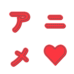 อักษรปักดุ๊กดิ๊ก Letter Emoji 007