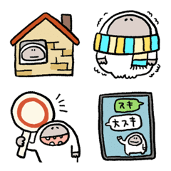 ★雪男イエティの絵文字★